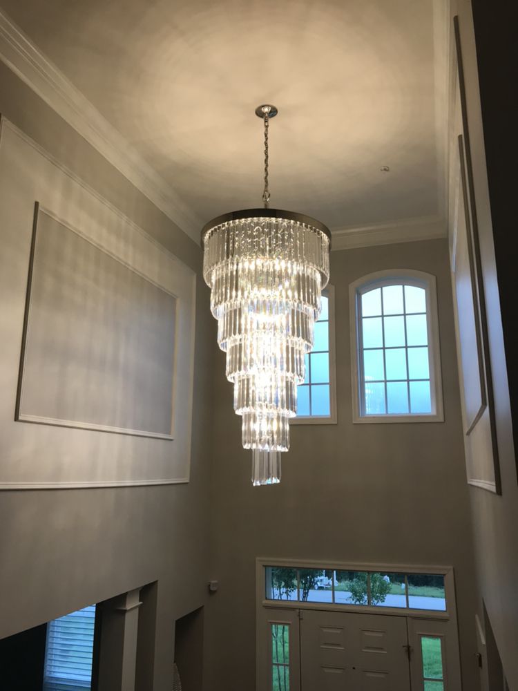 Extra Large 7-Tier Luxury Crystal Chandelier in Black/Coffee/Gold/Chrome Finish Color-MEET LIGHTING