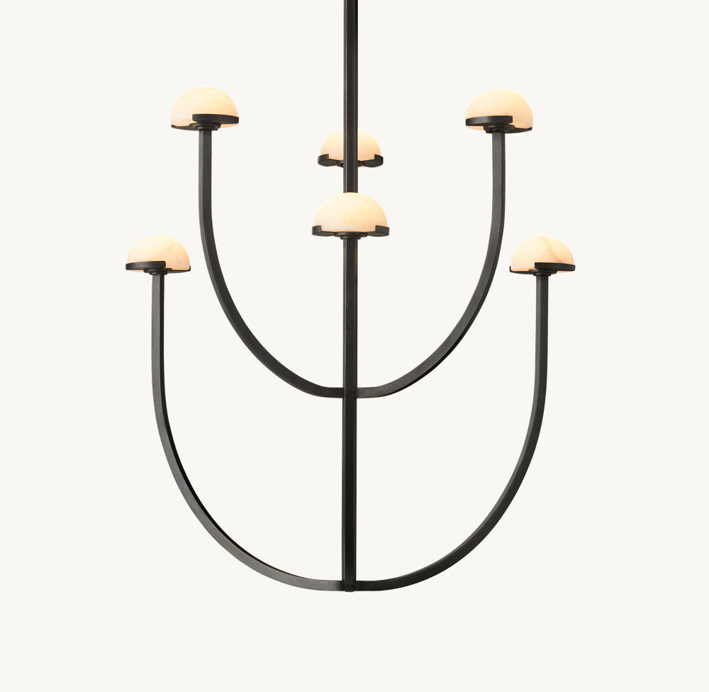 PEDRA ROUND CHANDELIER 32"