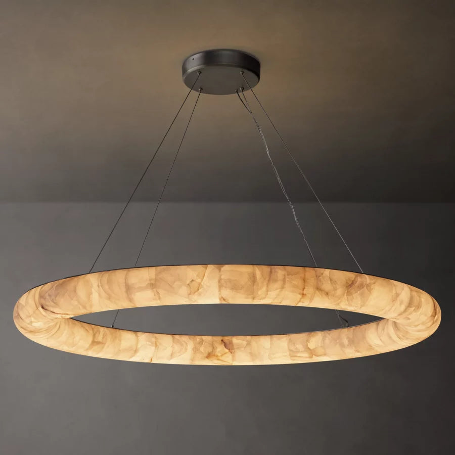 Rivage Round Chandelier 61″-MEET LIGHTING
