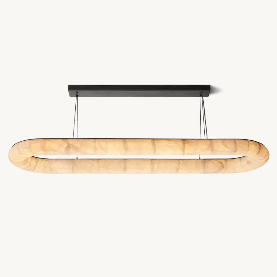 Rivage Oval Chandelier 74″-MEET LIGHTING