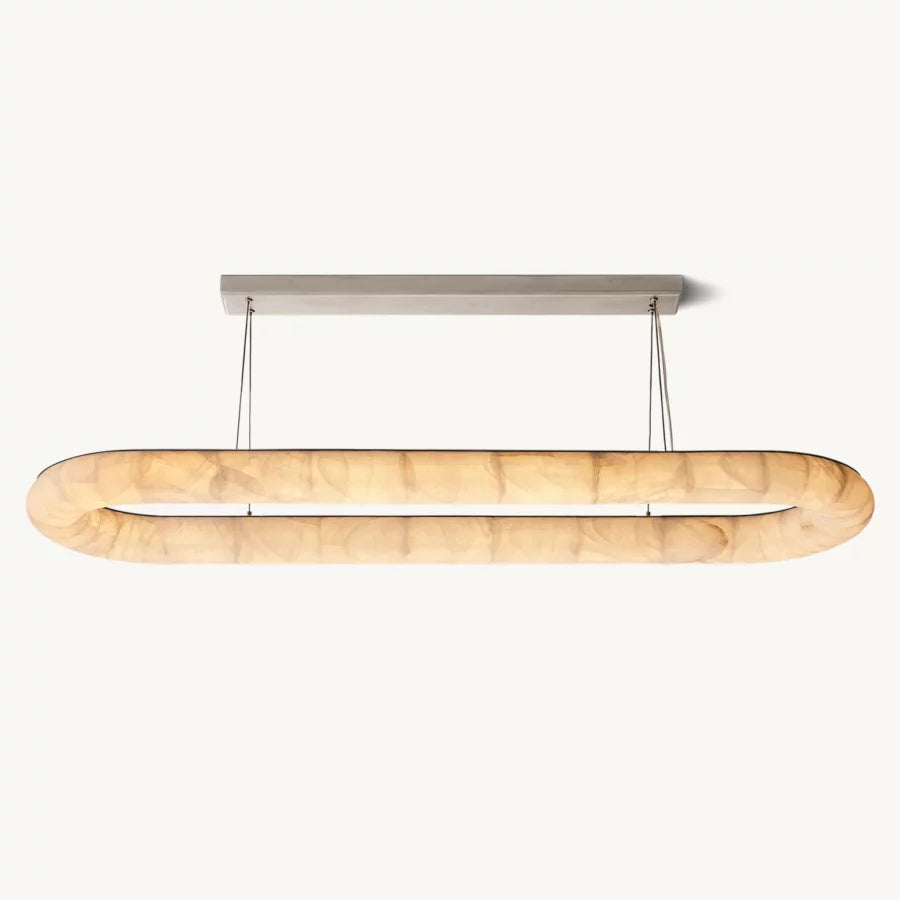 Rivage Oval Chandelier 74″-MEET LIGHTING