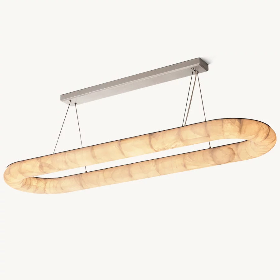 Rivage Oval Chandelier 74″-MEET LIGHTING