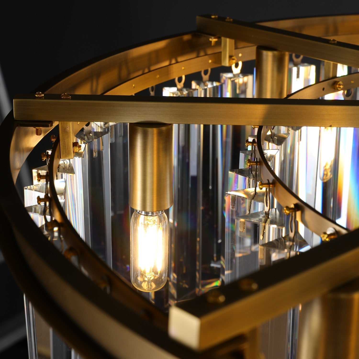 Rhys Round Chandelier 43", 8-lights