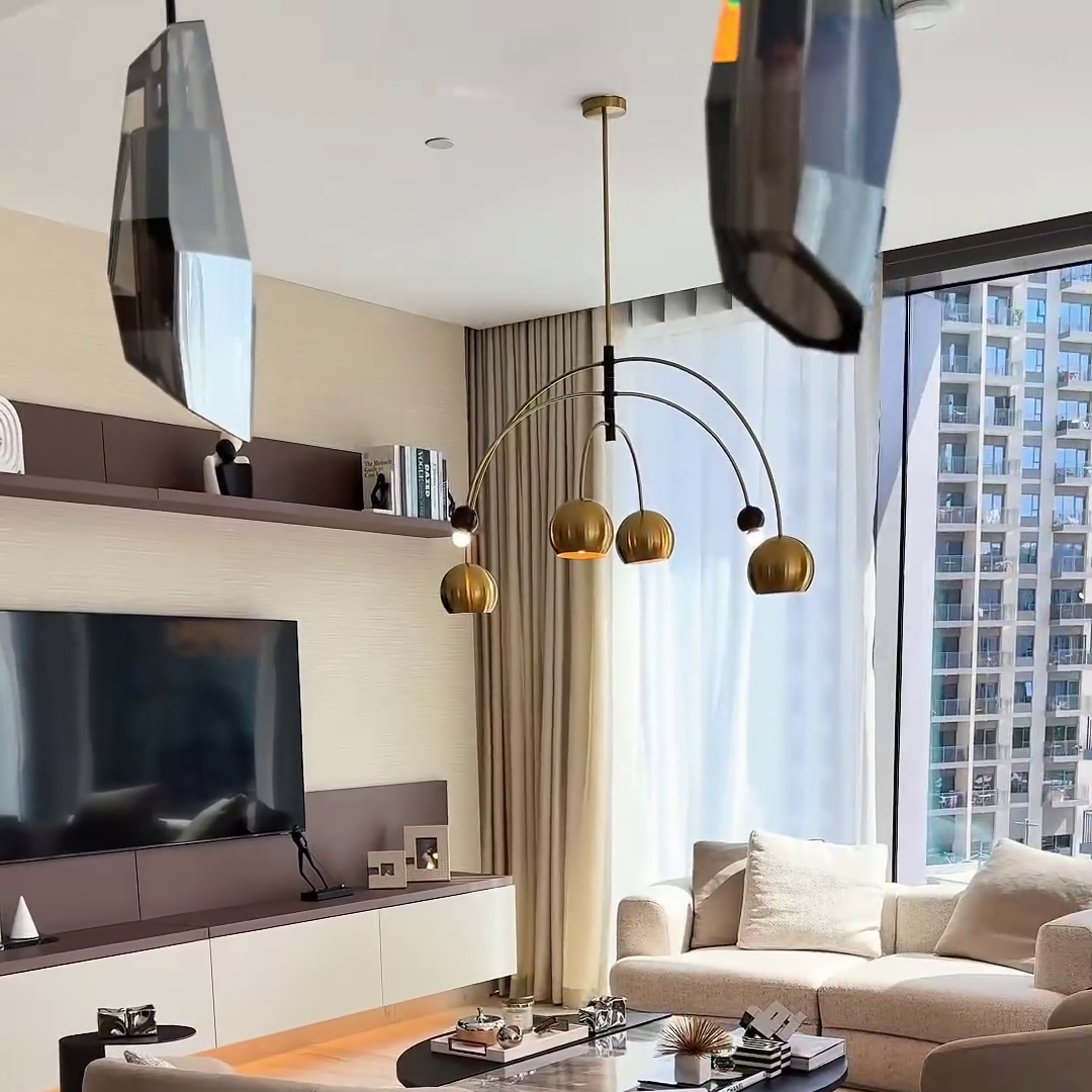Modern Creative Cosmic Sputnik Chandelier for Living Room/Bedroom-MEET LIGHTING