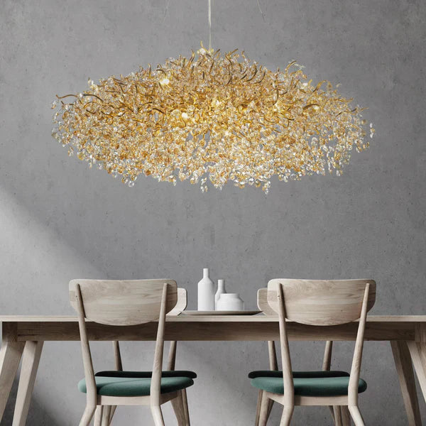 New Modern Light Luxury Branch Crystal Chandelier for Dining /Living Room-MEET LIGHTING