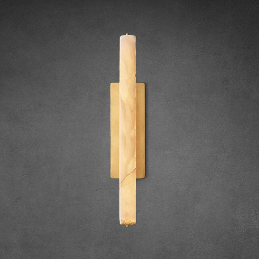Audon Alabaster Single Sconce