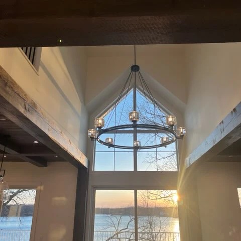 Demart Double Round Chandelier "48