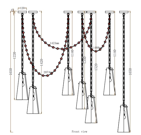 Luccas Contemporary Alabaster Chandelier, 7 Light Pendant Light