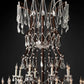 19TH Crystal Rococo Round Chandelier 101"