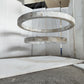Rivage Two-Tier Luxury Modern Alabaster Round Chandelier 60"