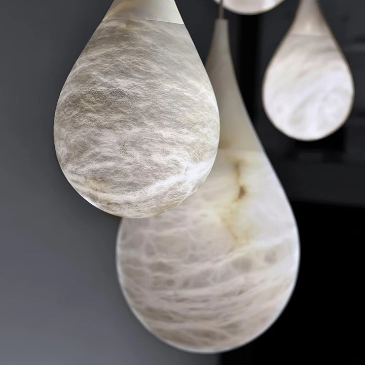 Raindrop Alabaster Chandelier 20"
