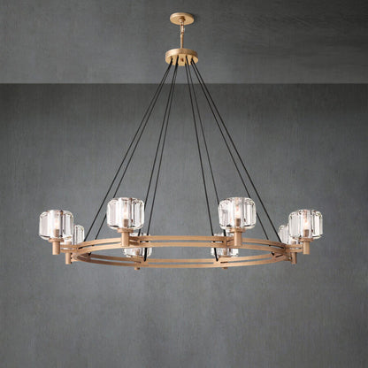 Demart Double Round Chandelier "48