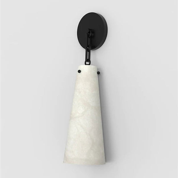 Luccas Contemporary Alabaster Wall Sconce