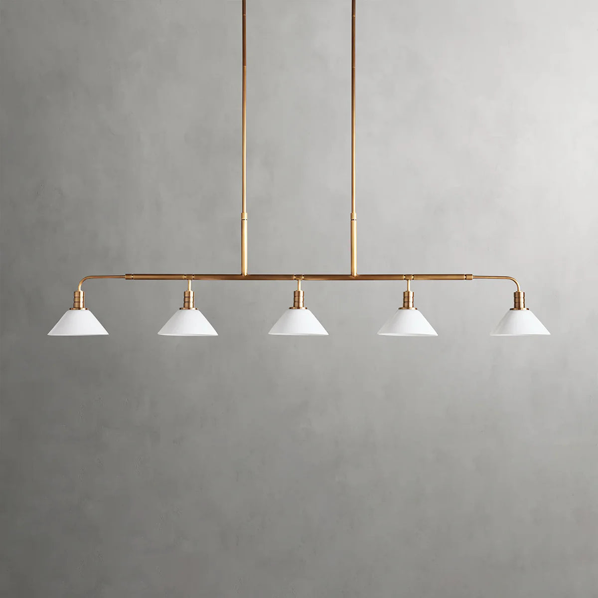 Art Glass Therona Linear Chandelier