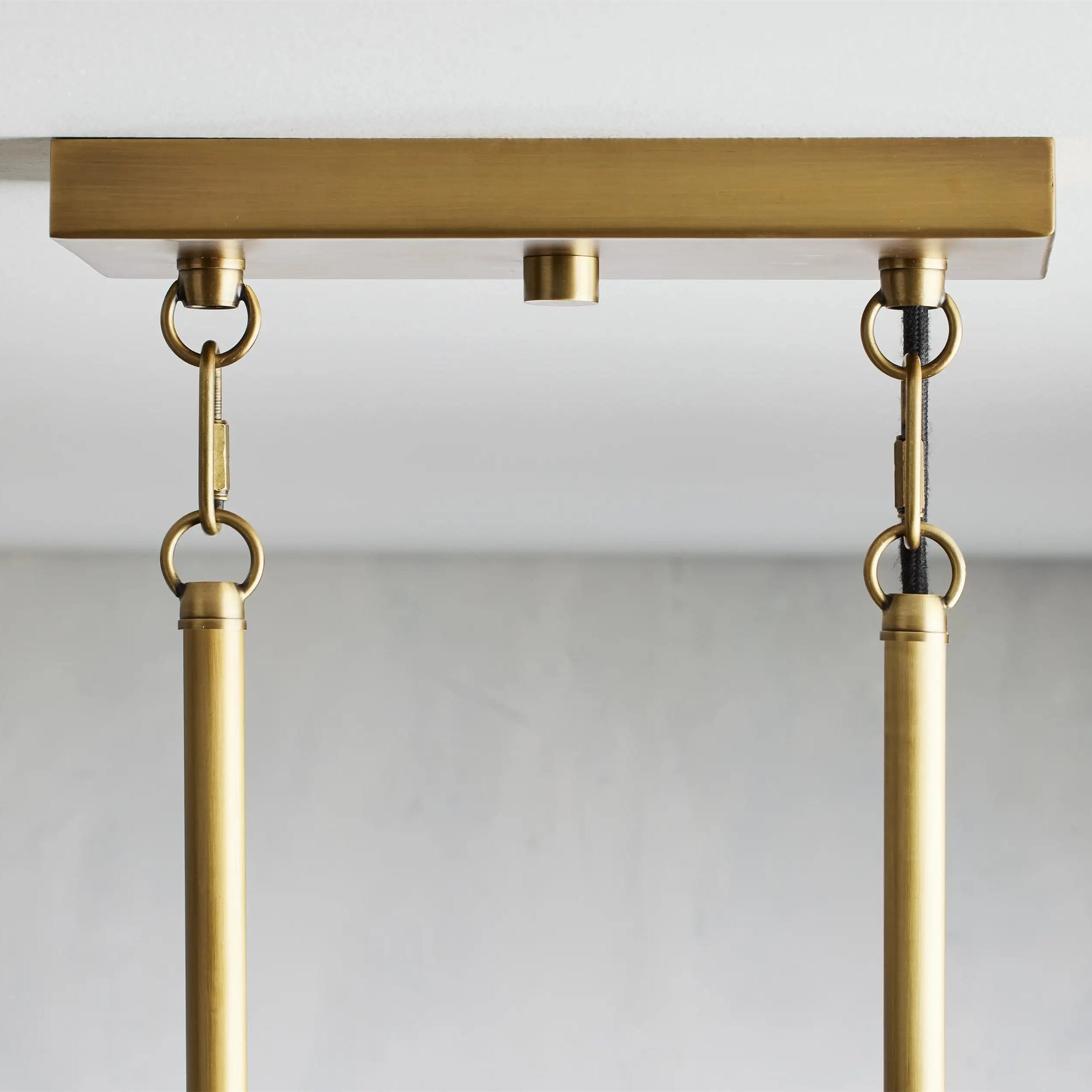 Andreas Glass Linear Chandelier Lighting-MEET LIGHTING