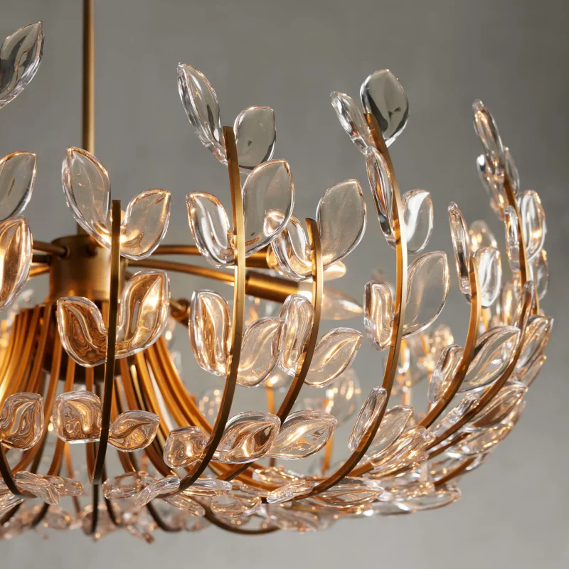 Adela 6 Light Chandelier 26"-MEET LIGHTING