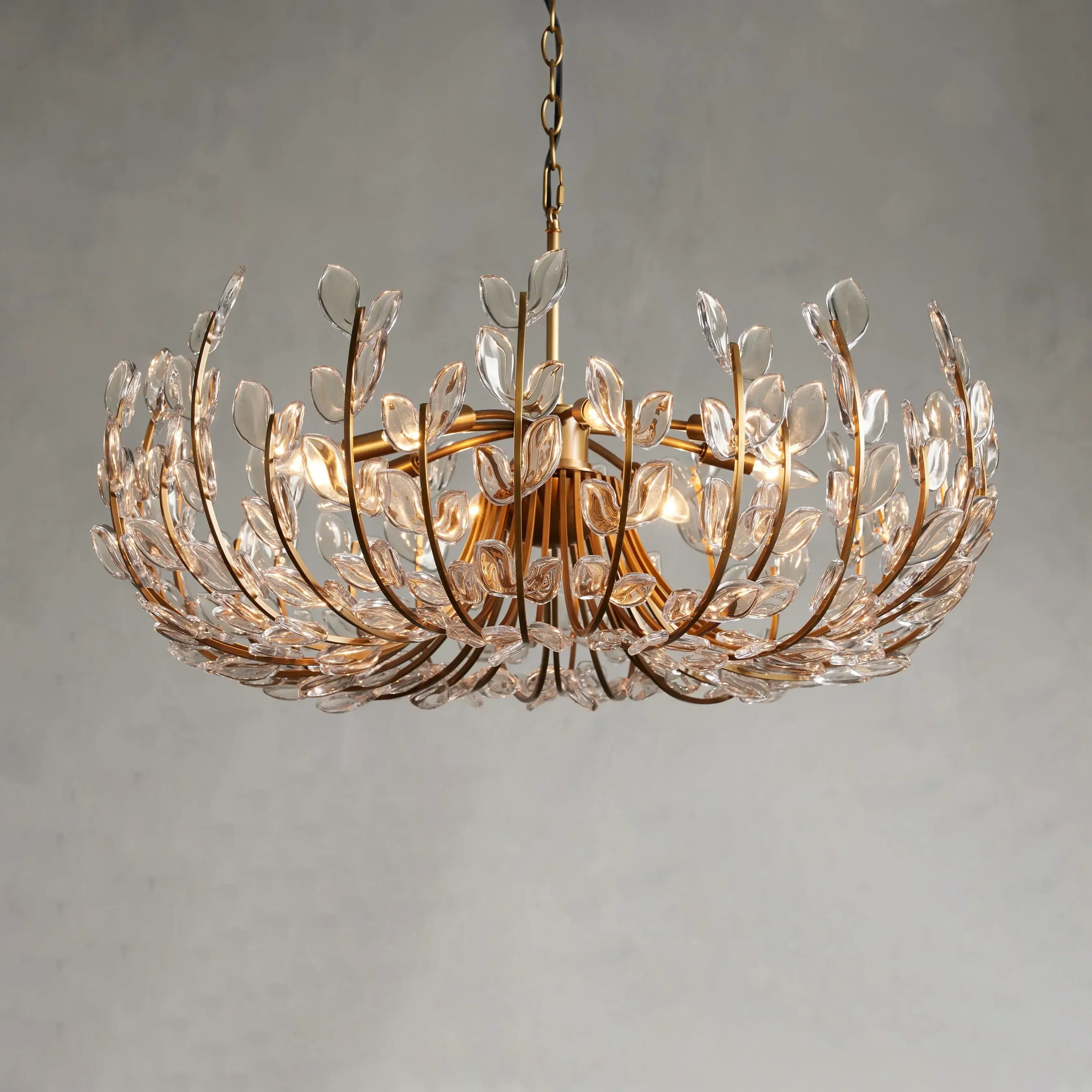 Adela 6 Light Chandelier 26"-MEET LIGHTING