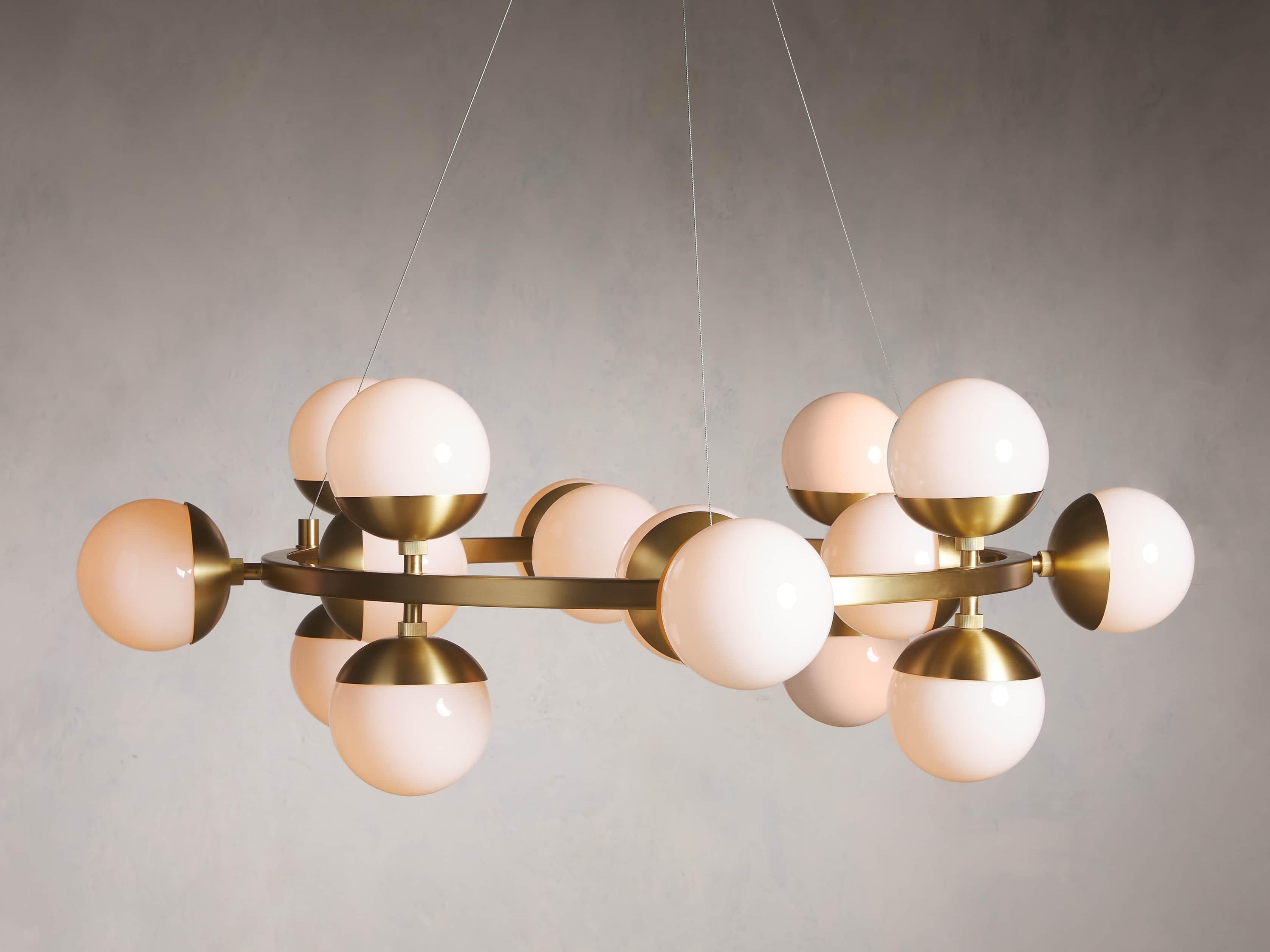 Raechelle Globe Chandelier-MEET LIGHTING