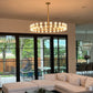 Arcachon Crystal Round Chandelier 48"