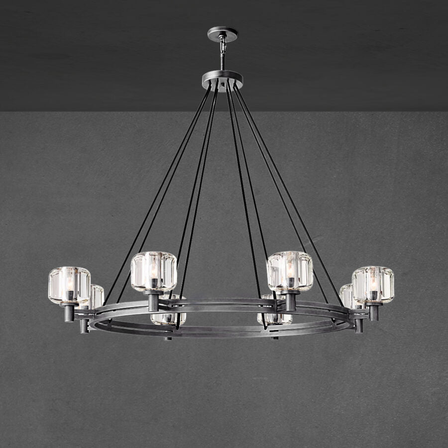 Demart Double Round Chandelier "48