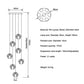Adonis Suspension Water Drop Chandelier-Meet Lighting