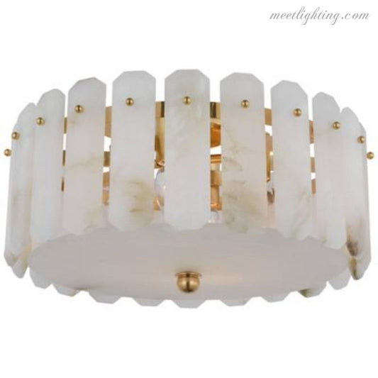 Alabaster Aerin Bonnington Medium Chandelier-Meet Lighting