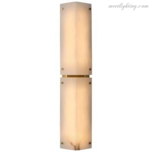 Alabaster Aerin Clayton Wall Sconce-Meet Lighting