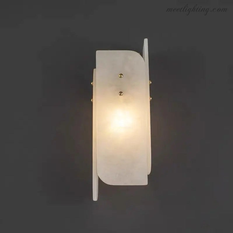 Alabaster Bedroom Wall Sconces Lighting-Meet Lighting