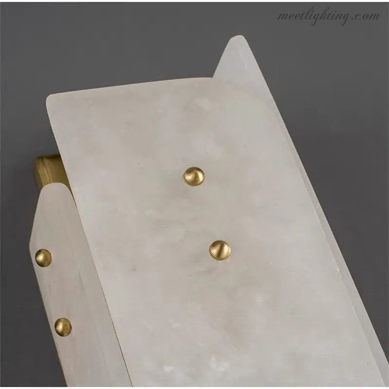 Alabaster Bedroom Wall Sconces Lighting-Meet Lighting
