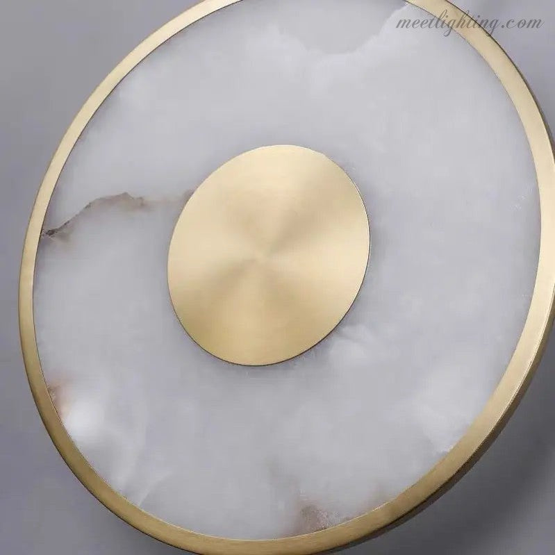 Alabaster Bedside Wall Mounted Lamps-Meet Lighting