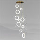 Alabaster Duplex Staircase Chandelier Light-Meet Lighting