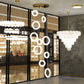 Alabaster Duplex Staircase Chandelier Light-Meet Lighting