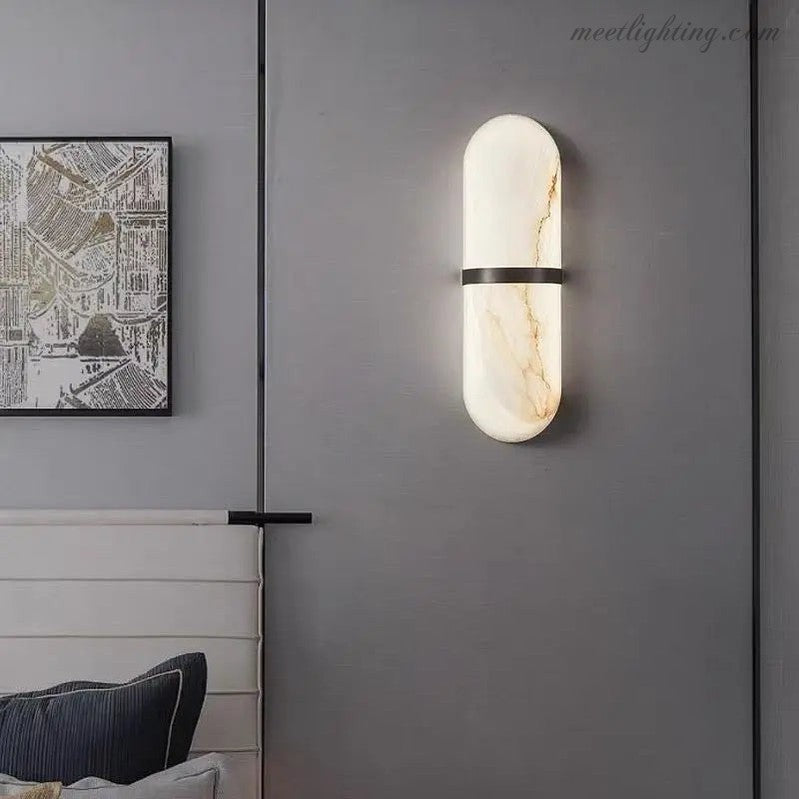 Alabaster Living Room Walls Light Fixture-Meet Lighting