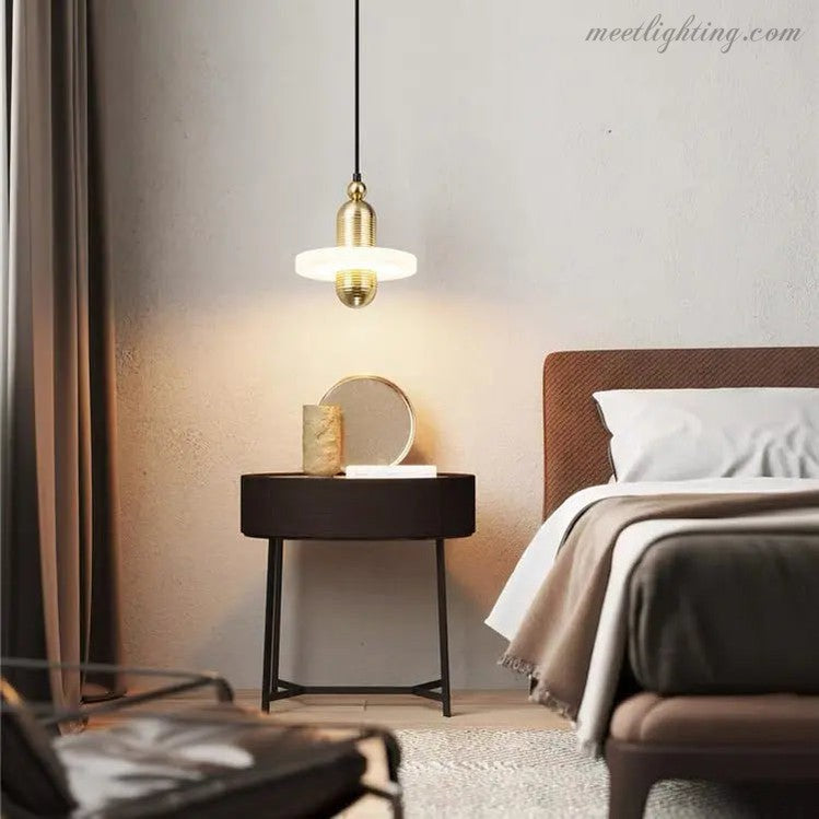 Alabaster Modern Pendant For Dining Room-Meet Lighting