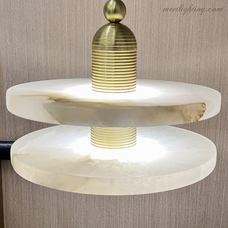 Alabaster Modern Pendant For Dining Room-Meet Lighting