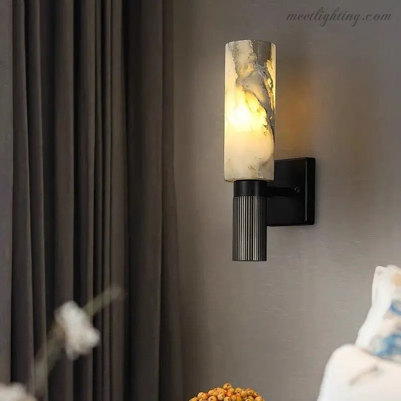 Alabaster Modern Wall Sconce Lighting-Meet Lighting