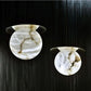 Alabaster Sphere Pendant Light Above Bed-Meet Lighting