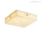 Alabaster Square Flush Mount Ceiling Light-Meet Lighting