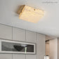 Alabaster Square Flush Mount Ceiling Light-Meet Lighting