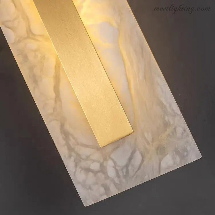 Alabaster Wall Lights Fixture For Living Room-Meet Lighting