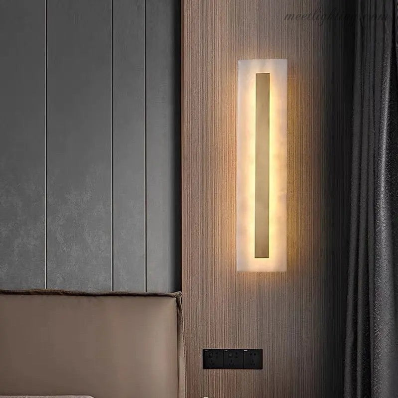 Alabaster Wall Lights Fixture For Living Room-Meet Lighting