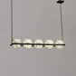 Modern Alabaster Cubic Island Chandelier, Kitchen Island Pendant Light, Pendant Lamp Over Dining Table