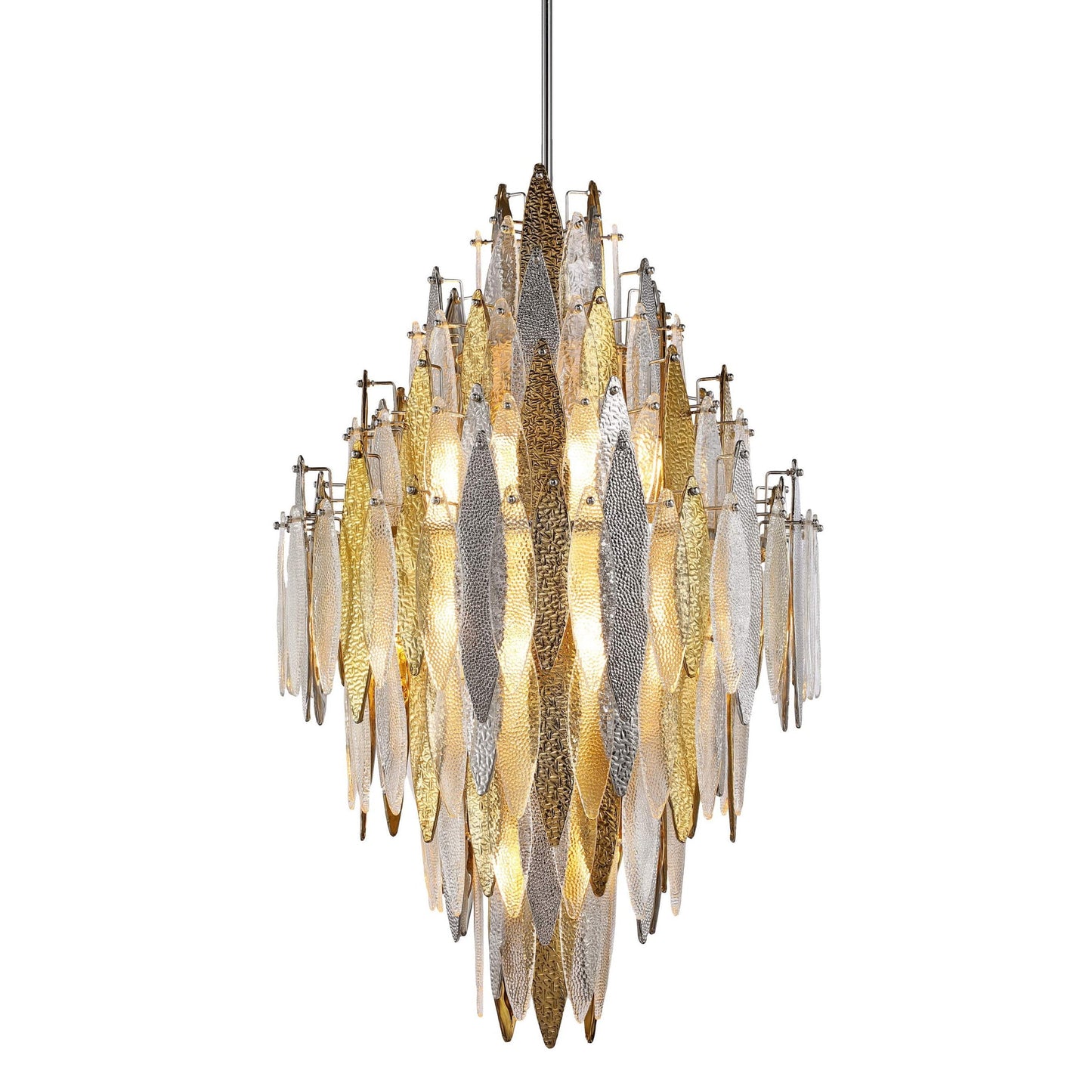 Alba Empire Tiered Chandelier-Meet Lighting
