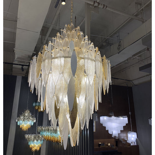 Alba Empire Tiered Chandelier-Meet Lighting