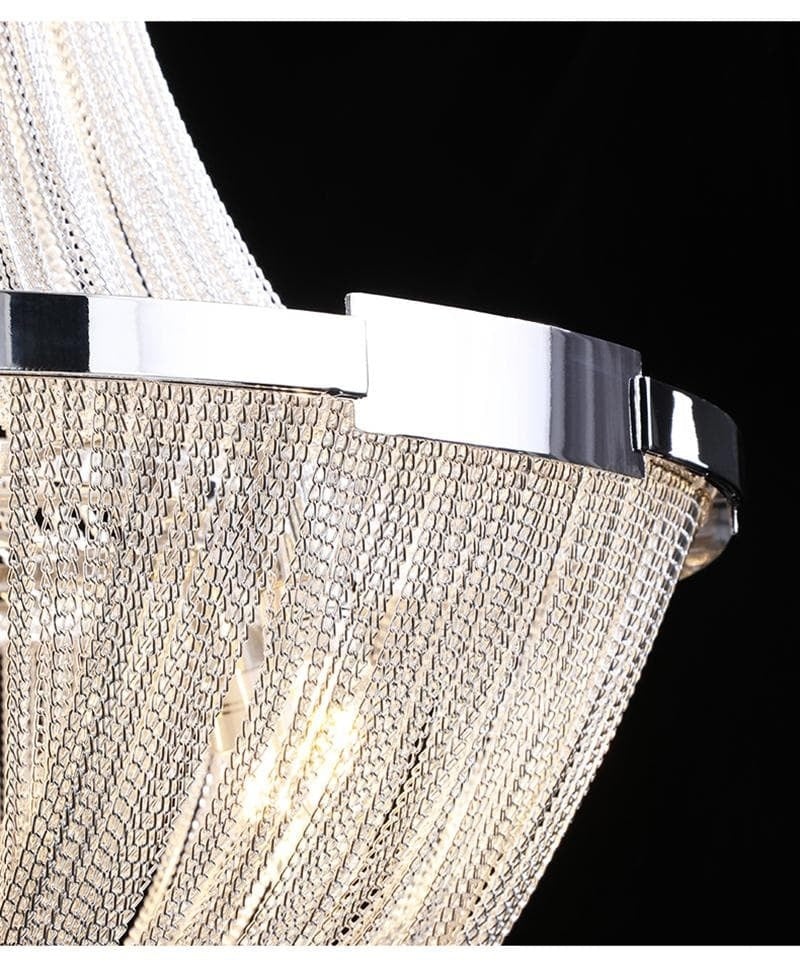 Alisa Plated Luxury Chandelier-Meet Lighting