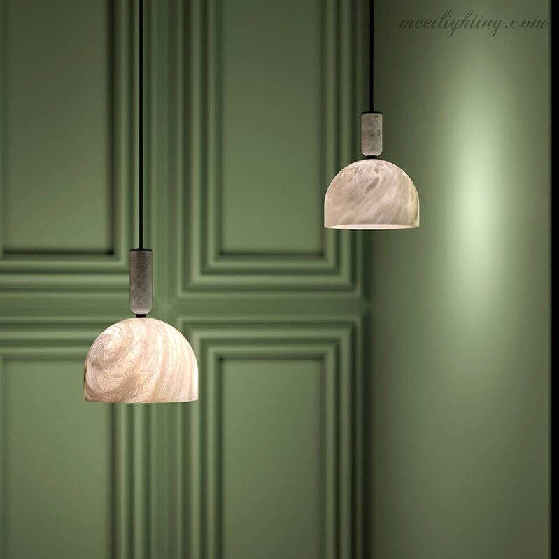 Altus Alabaster Pendant Light-Meet Lighting