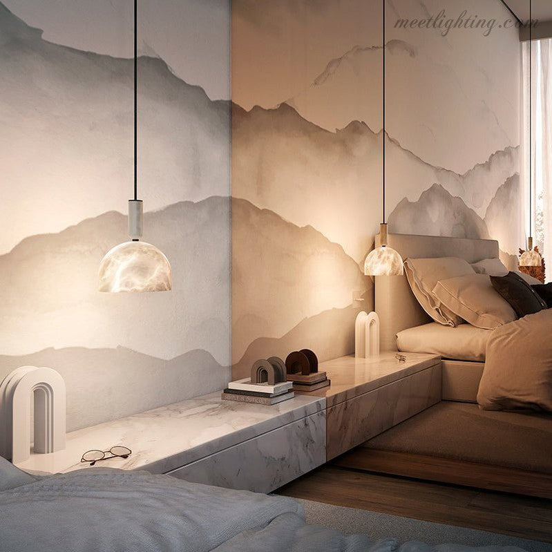 Altus Alabaster Pendant Light-Meet Lighting
