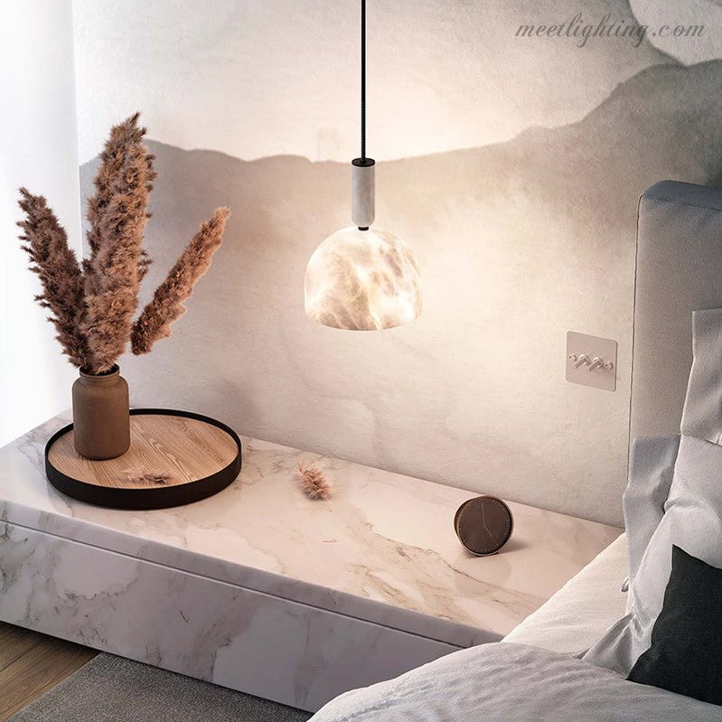 Altus Alabaster Pendant Light-Meet Lighting
