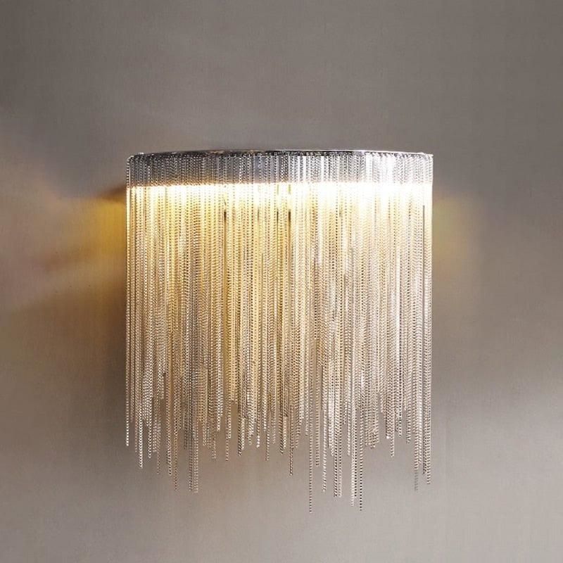 Aluminum String Light Wall Sconce-Meet Lighting
