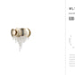 Amadeo Brass Crystal Sconce-Meet Lighting